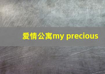 爱情公寓my precious